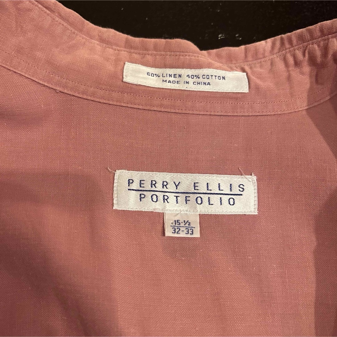 PERRY ELLIS PORTFOLIO長袖 シャツレトロヴィンテージ メンズのトップス(シャツ)の商品写真