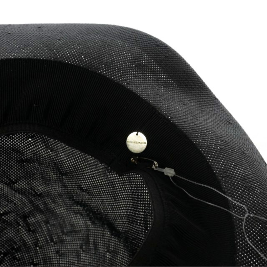 Ann Demeulemeester(アンドゥムルメステール)のアンドゥムルメステール 22SS Sofieke Hat ハット ブラック 黒 レディースのアクセサリー(その他)の商品写真