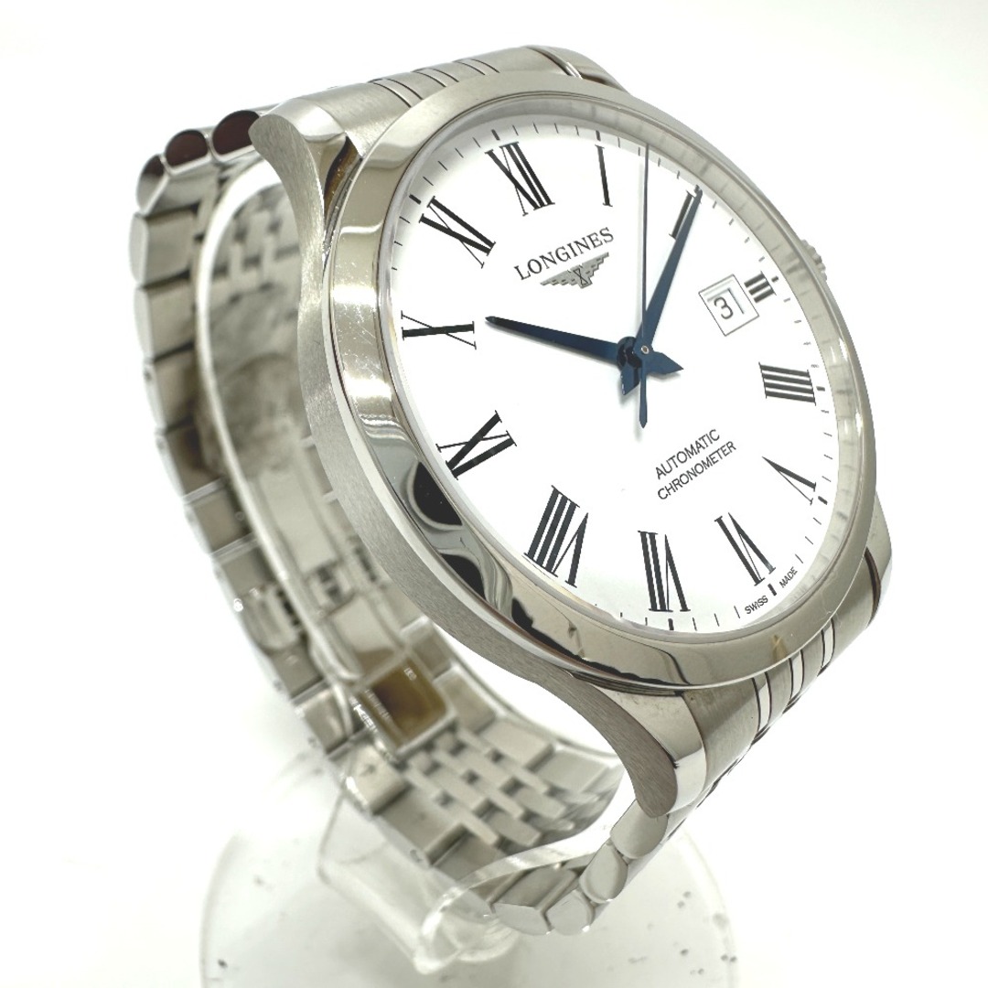 LONGINES(ロンジン)のロンジン LONGINES レコード クロノメーター L2.820.4.11.6 自動巻き デイト 腕時計 SS シルバー 美品 メンズの時計(腕時計(アナログ))の商品写真
