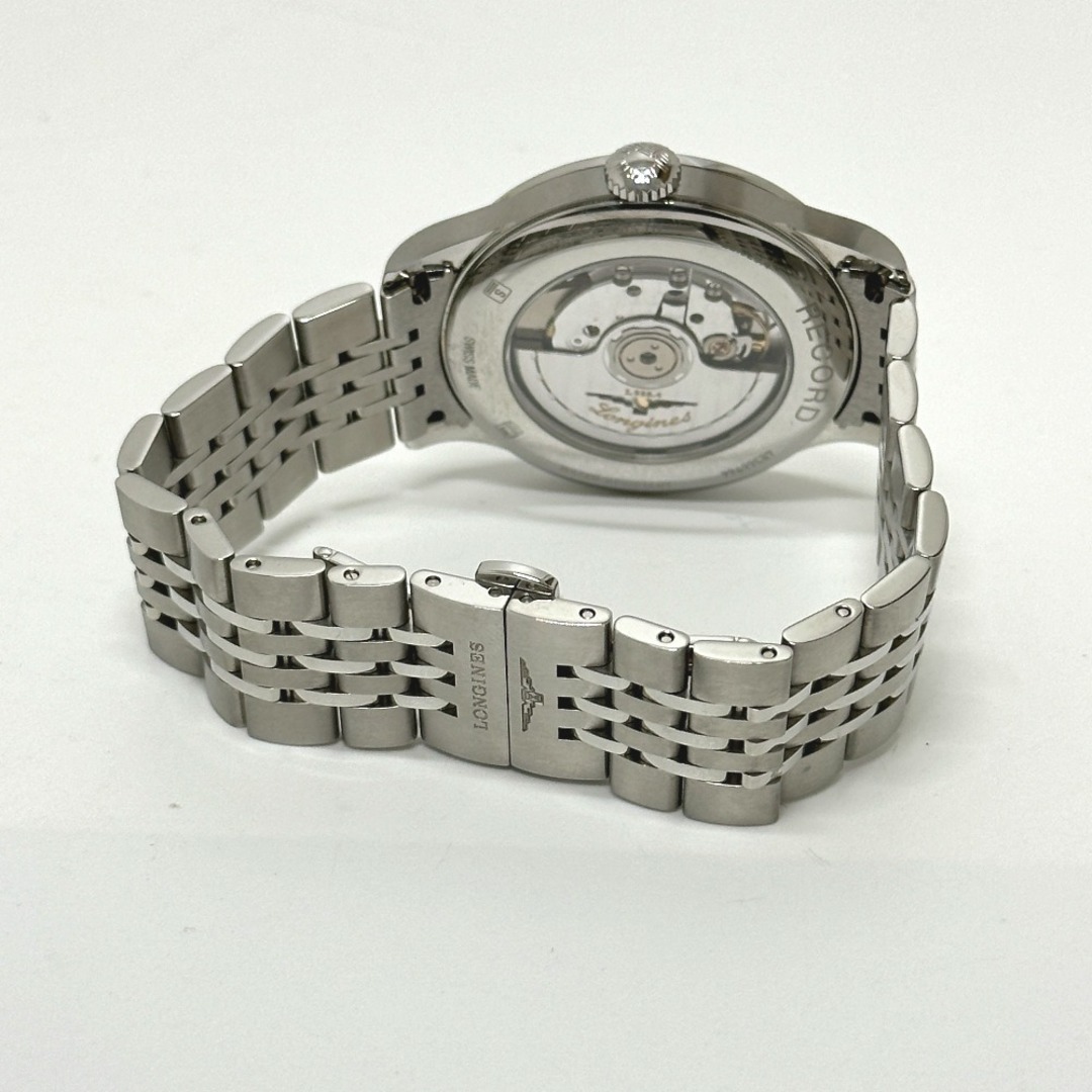 LONGINES(ロンジン)のロンジン LONGINES レコード クロノメーター L2.820.4.11.6 自動巻き デイト 腕時計 SS シルバー 美品 メンズの時計(腕時計(アナログ))の商品写真