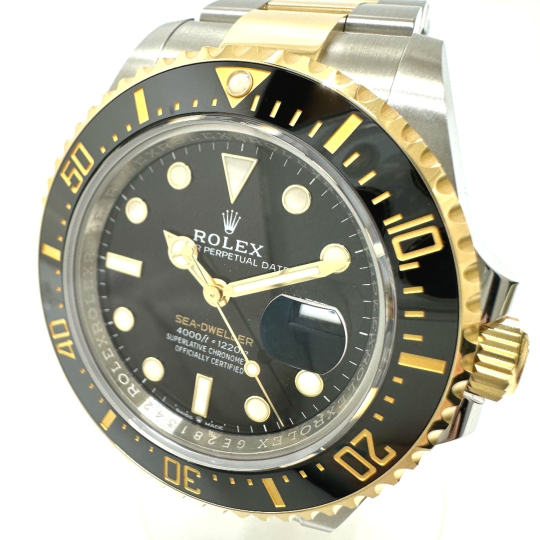 ROLEX(ロレックス)のロレックス ROLEX シードゥエラー コンビ 126603 ブラック文字盤 自動巻き 腕時計 SS/18K シルバー 未使用 メンズの時計(腕時計(アナログ))の商品写真