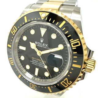 ロレックス(ROLEX)のロレックス ROLEX シードゥエラー コンビ 126603 ブラック文字盤 自動巻き 腕時計 SS/18K シルバー 未使用(腕時計(アナログ))