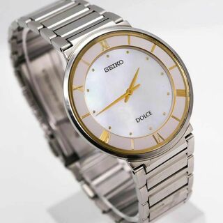 セイコー(SEIKO)の《美品》SEIKO Dolce 腕時計 シェル文字盤 クォーツ メンズ p(腕時計(アナログ))