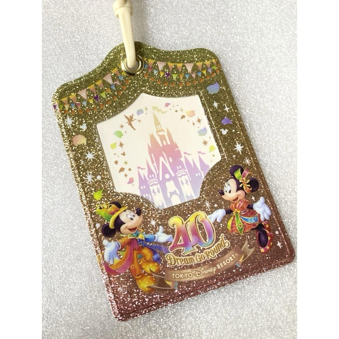 Disney(ディズニー)のディズニー40周年 シーズナルグルメチケットホルダー パスケース カードケース レディースのファッション小物(パスケース/IDカードホルダー)の商品写真
