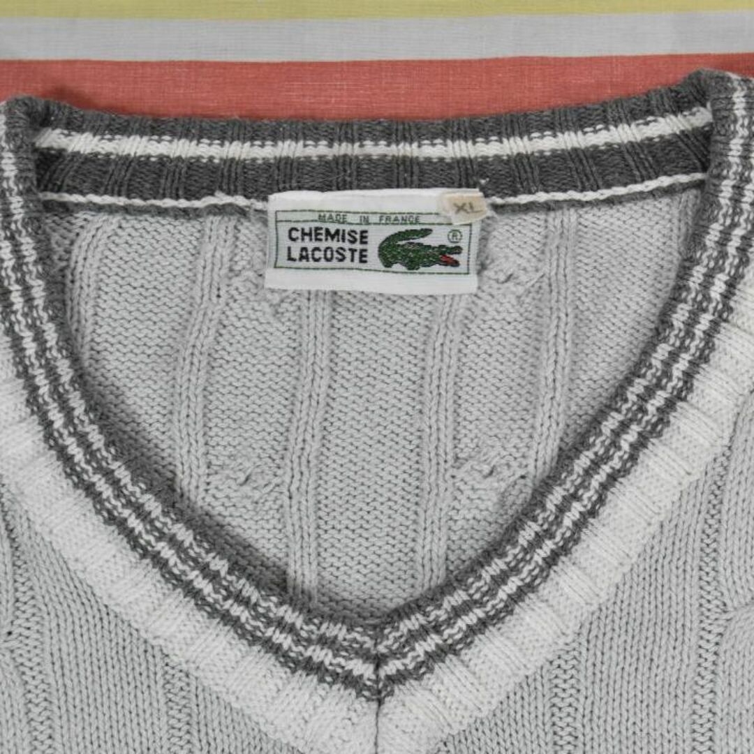 LACOSTE(ラコステ)のラコステ 80s セーター 14013ｃフランス製 LACOSTE 00 90 メンズのトップス(ニット/セーター)の商品写真