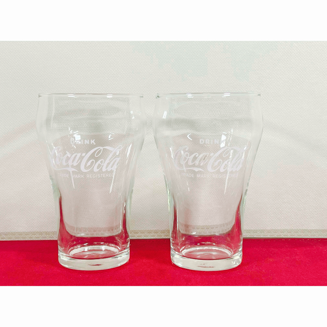 コカ・コーラ(コカコーラ)のCoca-Cola コカコーラ グラス 昭和レトロ インテリア/住まい/日用品のキッチン/食器(グラス/カップ)の商品写真