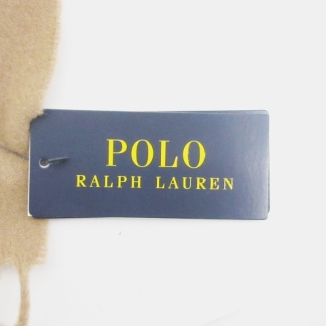 POLO RALPH LAUREN(ポロラルフローレン)のポロ ラルフローレン リサイクルウール マフラー イタリア製 ブラウン ■ECS レディースのファッション小物(マフラー/ショール)の商品写真