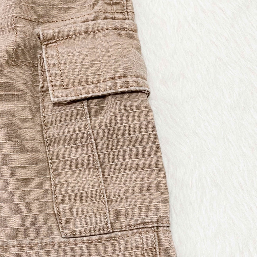 POLO RALPH LAUREN(ポロラルフローレン)の美品♡ポロラルフローレン　キッズショートパンツ　サイドポケット　ベージュ　12M キッズ/ベビー/マタニティのベビー服(~85cm)(パンツ)の商品写真
