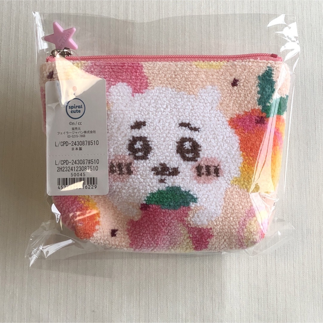 ちいかわ フェイラー ピーチドット ポーチ 小 - 財布・ケース・小物入れ ちいかわ フェイラー ピーチドット ポーチ 小 - 財布・ケース・小物入れ