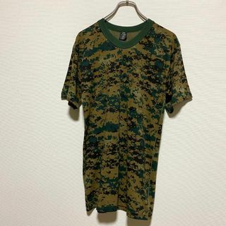 ヴィンテージ(VINTAGE)のアメリカ古着　90s ヴィンテージ　デジタルカモ　迷彩　半袖Tシャツ　F253(Tシャツ/カットソー(半袖/袖なし))