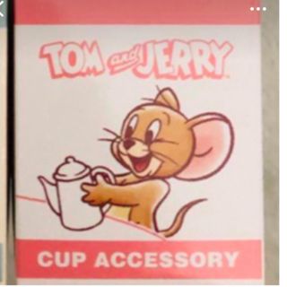 タリーズコーヒー(TULLY'S COFFEE)のタリーズコーヒー　トムとジェリーコラボ　カップアクセサリー　ジェリー　新品未使用(キャラクターグッズ)