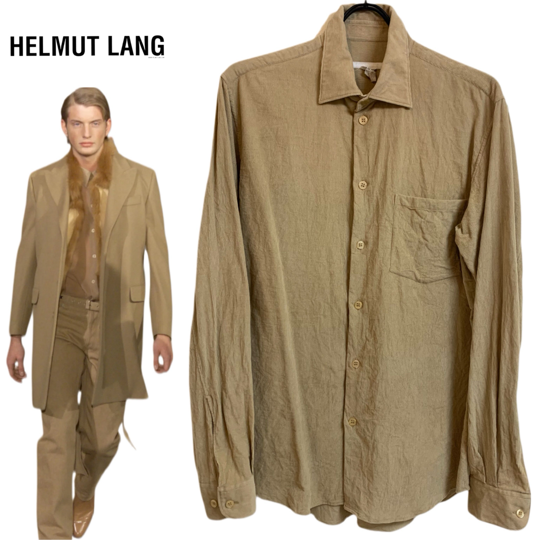 HELMUT LANG(ヘルムートラング)のHELMUT LANG VINTAGE 初期 2000AW コーデュロイシャツ メンズのトップス(シャツ)の商品写真