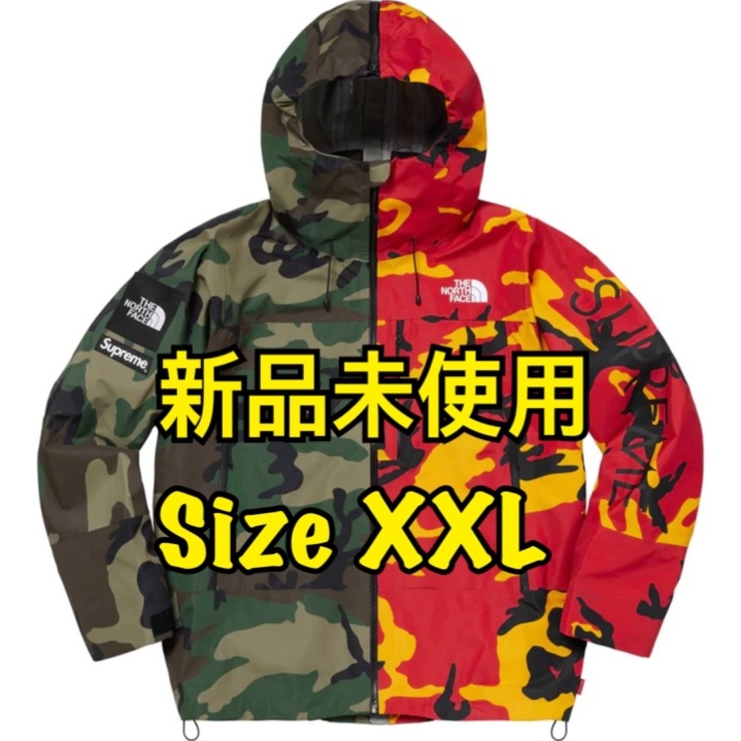 Supreme - The North Face Split Taped Seam カモXXL