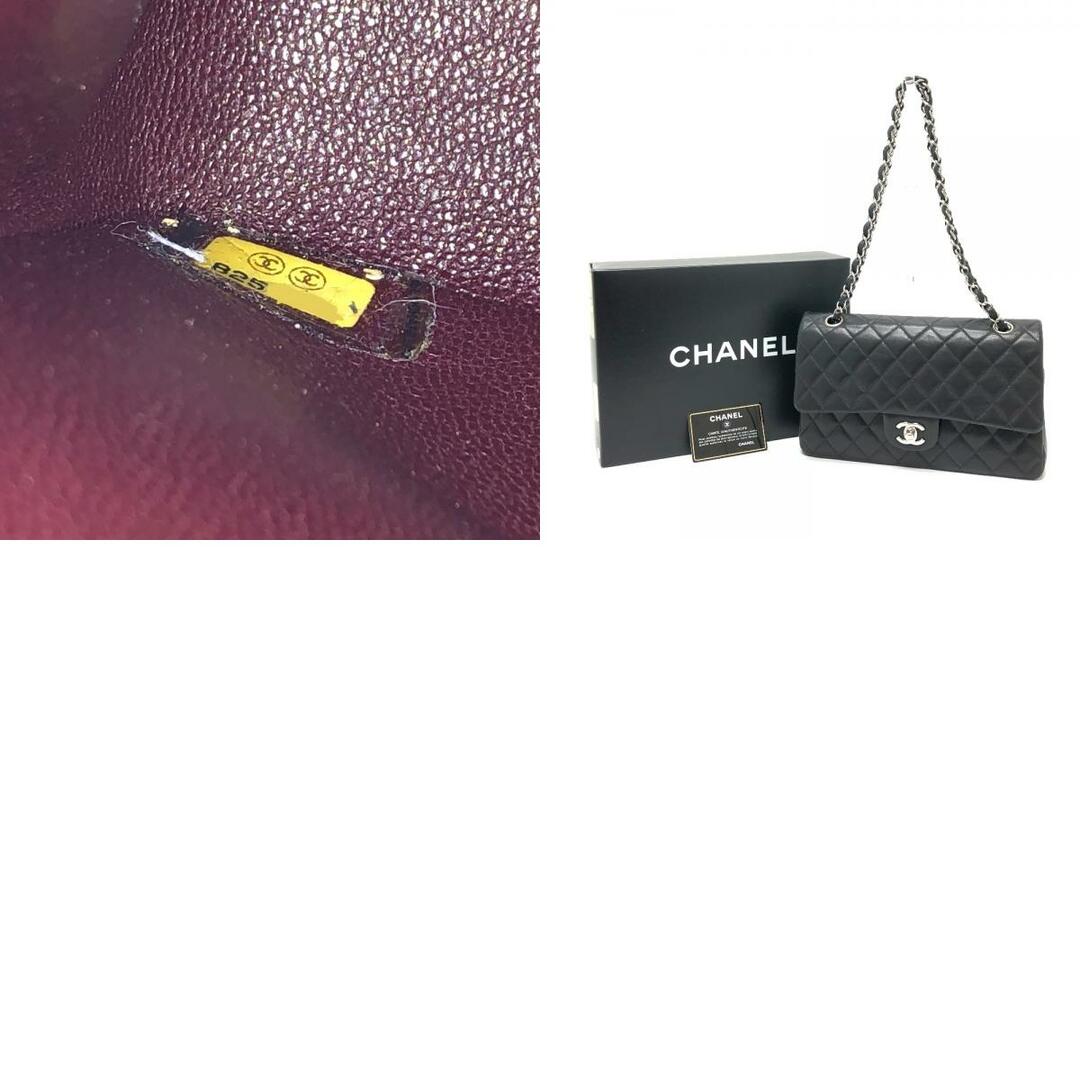 CHANEL(シャネル)のシャネル CHANEL マトラッセ25 A01112 Wチェーン Wフラップ ショルダーバッグ ラムスキン SV金具 ブラック レディースのバッグ(ショルダーバッグ)の商品写真