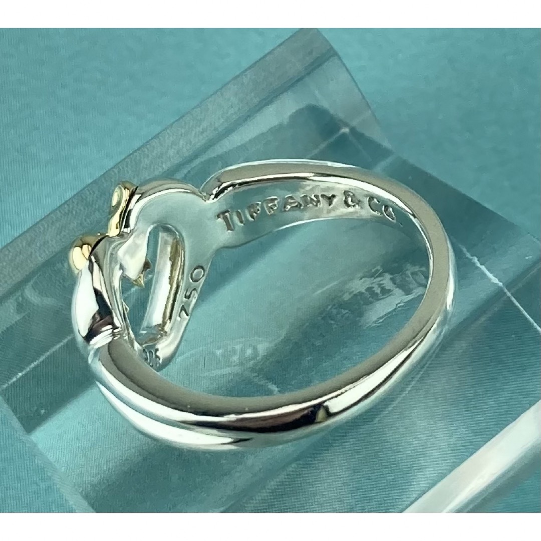 Tiffany & Co.(ティファニー)のTiffany & Co. ティファニー リボン ハート コンビリング レディースのアクセサリー(リング(指輪))の商品写真