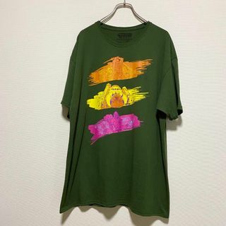 ティービーアンドムービー(TV&MOVIE)のアメリカ古着　マスターズ・オブ・ユニバース　テレビアニメ　半袖 Tシャツ　XL(Tシャツ/カットソー(半袖/袖なし))