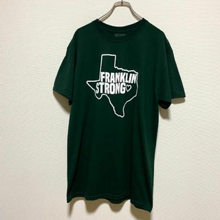 ギルタン(GILDAN)のアメリカ古着　半袖 Tシャツ　両面プリント　フランクリン　GILDAN　ギルダン(Tシャツ/カットソー(半袖/袖なし))