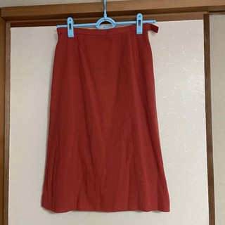 コルディア(CORDIER)の昭和レトロ　ワールド　コルディア　オレンジ　スカート(ひざ丈スカート)