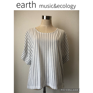 アースミュージックアンドエコロジー(earth music & ecology)のearth music&ecology カットソー　ティーシャツ(カットソー(半袖/袖なし))
