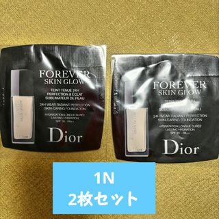 ディオール(Dior)のDior ディオールスキン フォーエヴァー フルイド グロウ 1N　サンプル(ファンデーション)