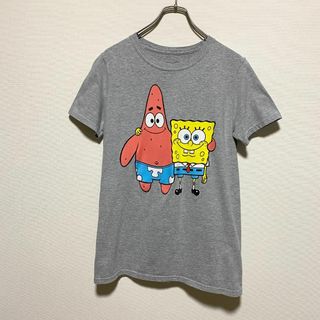 ティービーアンドムービー(TV&MOVIE)のアメリカ古着　スポンジボブ　ニコロデオン　パトリック　半袖　Tシャツ　アニメ(Tシャツ/カットソー(半袖/袖なし))