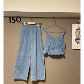 ラブトキシック(lovetoxic)の150デニム　セットアップ(パンツ/スパッツ)