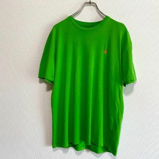 ポロラルフローレン(POLO RALPH LAUREN)のアメリカ古着　ポロラルフローレン　半袖　Tシャツ　無地　ポニー　刺繍　J697(Tシャツ/カットソー(半袖/袖なし))