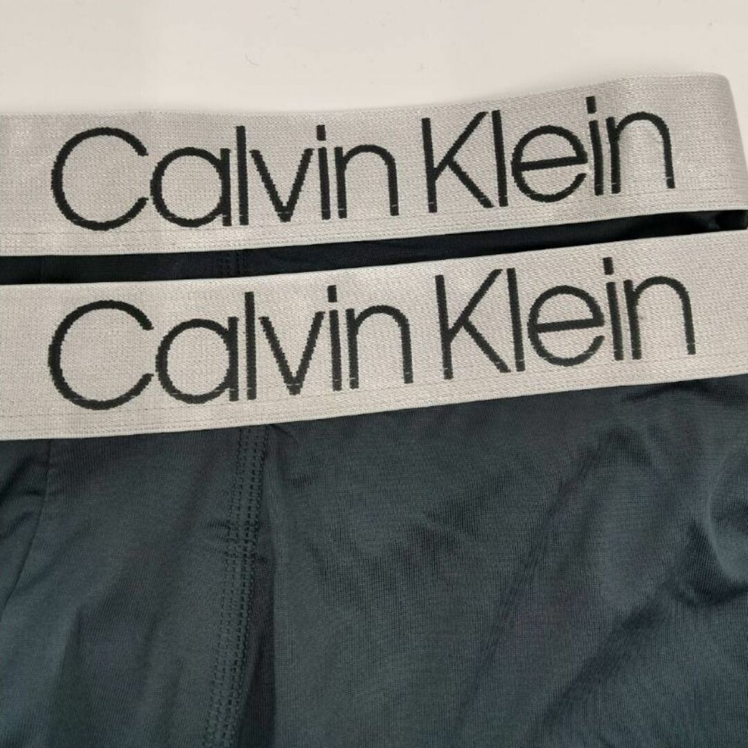 Calvin Klein(カルバンクライン)の【Lサイズ】カルバンクライン ローライズボクサー グリーン 2枚 NP22130 メンズのアンダーウェア(ボクサーパンツ)の商品写真