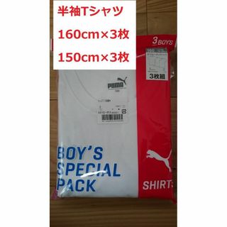 【タイムセール PUMA】新品Tシャツ6枚(150cm×3枚+160cm×3枚)(Tシャツ/カットソー)