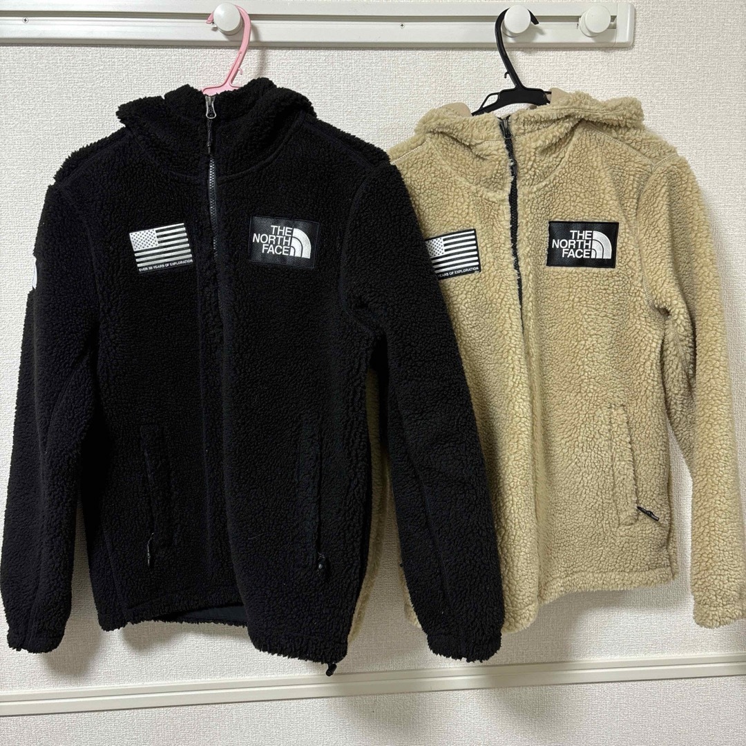 the North Face ボア アウター ベージュ ブラック 2点セット | フリマアプリ ラクマ