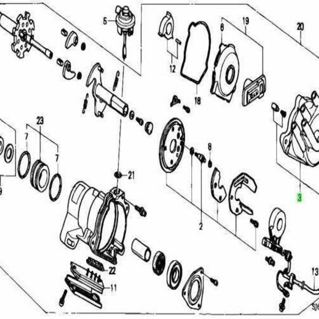 ホンダ(ホンダ)のホンダ ディスキャップ×1 アクティトラック  メーカー純正品 自動車/バイクの自動車(車種別パーツ)の商品写真