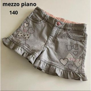 メゾピアノ(mezzo piano)のメゾピアノ　ショート　パンツ　リボン　春　夏　ミキハウス　ファミリア(パンツ/スパッツ)