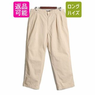 ラルフローレン(Ralph Lauren)の90s 初期タグ ポロ ラルフローレン コットン チノ パンツ メンズ 34 30 古着 オールド 90年代 POLO チノパン スラックス ポロチノ 2タック(チノパン)