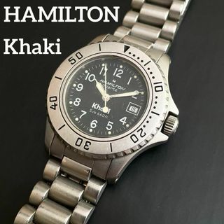 Hamilton - 【人気モデル✨】☆ハミルトン☆腕時計☆カーキサブ☆アナログ☆クォーツ☆シルバー☆