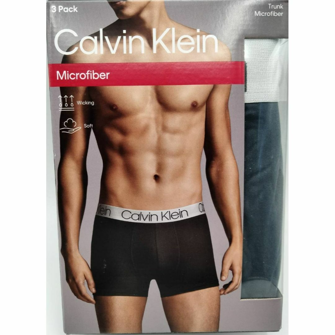 Calvin Klein(カルバンクライン)の【Lサイズ】カルバンクライン ローライズボクサー グリーン 1枚 NP22130 メンズのアンダーウェア(ボクサーパンツ)の商品写真