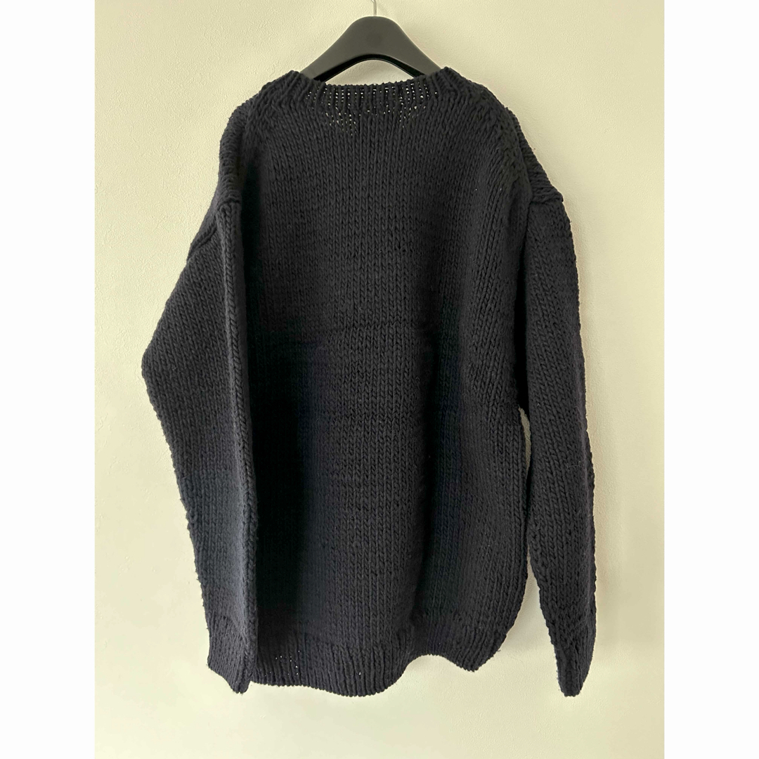 FRAMeWORK(フレームワーク)の新品イエールロゴセーターYALE WOOL HAND KNITTINGニット メンズのトップス(ニット/セーター)の商品写真