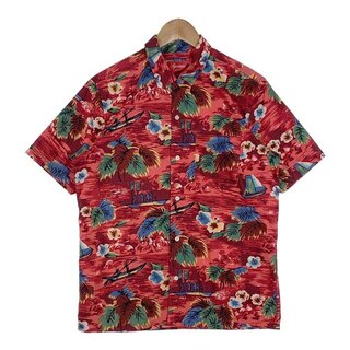 SUPREME シュプリーム 12SS Hawaiian Shirt ハワイアンシャツ レッド 半袖 コットン Size M(シャツ)