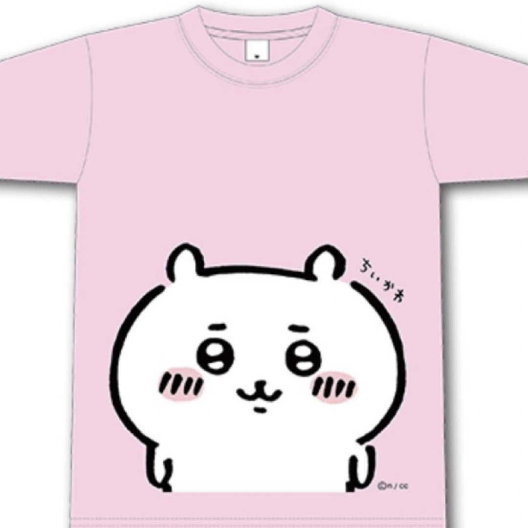 ちいかわ　Tシャツ　Sサイズ　ピンク エンタメ/ホビーのおもちゃ/ぬいぐるみ(キャラクターグッズ)の商品写真