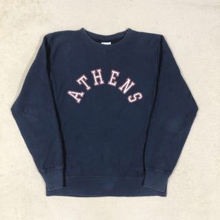 Champion - チャンピオン スウェット ネイビー 42 古着 プリティ Champion - チャンピオン スウェット ネイビー 42 古着 プリティ