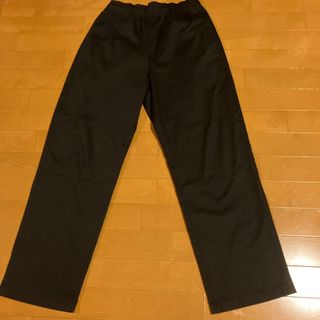 ジーユー(GU)の中古品　GU シェフパンツ  Sサイズ　ユニセックス　ブラック(ワークパンツ/カーゴパンツ)