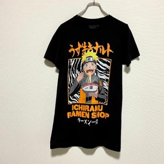 ティービーアンドムービー(TV&MOVIE)のアメリカ古着　NARUTO　ナルト　ラーメン一楽　アニメ　メキシコ製　逆輸入(Tシャツ/カットソー(半袖/袖なし))