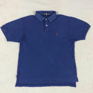 ラルフローレン(Ralph Lauren)のラルフローレン　半袖ポロシャツ　ブルー　青　レディース　Mサイズ　インパクト21(ポロシャツ)