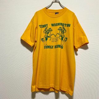 フルーツオブザルーム(FRUIT OF THE LOOM)のアメリカ古着　90年代　ヴィンテージ　馬　アニマル　半袖　Tシャツ　USA製(Tシャツ/カットソー(半袖/袖なし))