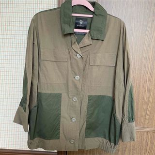 Wcloset ミリタリーシャツ ダブルクローゼット 長袖 ジャケット FREE