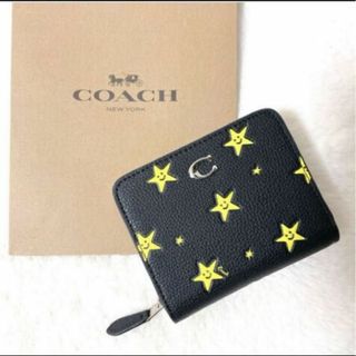 COACH - 新品COACHコーチ長財布シグネチャーストラップ付きブルー 新作