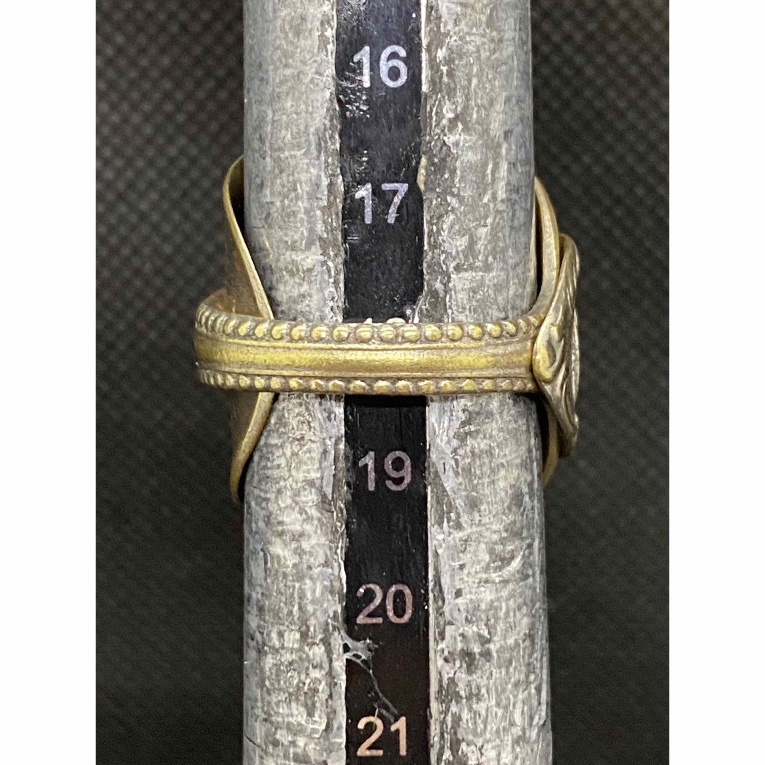 アンティーク リング スプーンリング 18号 調節可 デューイ 海軍 4575 メンズのアクセサリー(リング(指輪))の商品写真