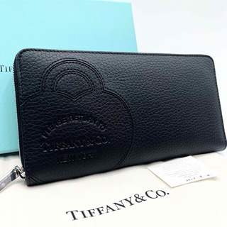 ティファニー(Tiffany & Co.)の未使用級 ティファニー 長財布 リターントゥ ラウンドファスナー レザー シボ(財布)