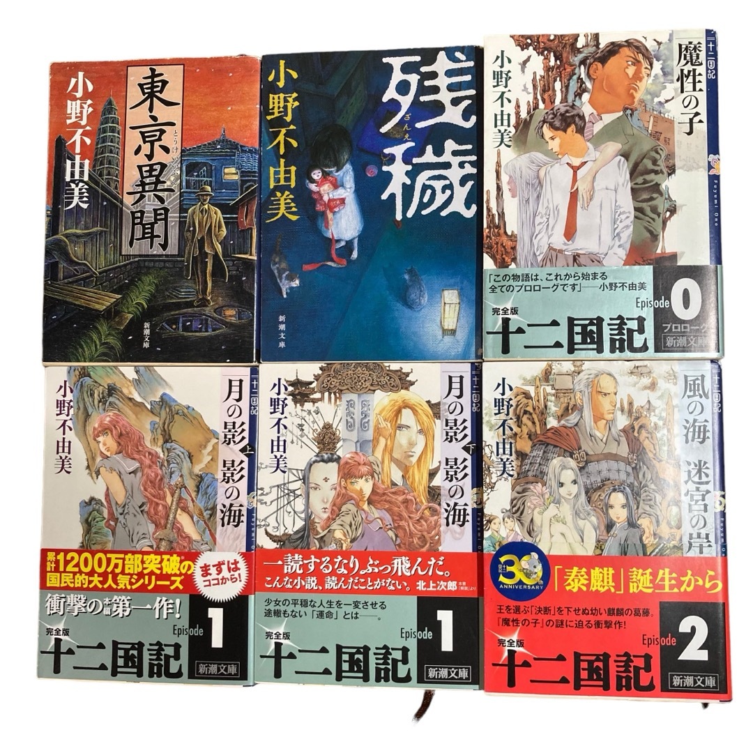 新潮文庫(シンチョウブンコ)の小野不由美 十二国記　全巻まとめ売り　東亰異聞　残穢　合計17冊 エンタメ/ホビーの本(文学/小説)の商品写真