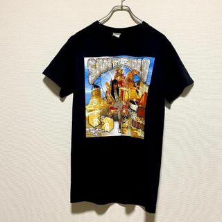 ギルタン(GILDAN)のアメリカ古着　サンティゴールド ラッパー　HIPHOP 半袖Tシャツ E31(Tシャツ/カットソー(半袖/袖なし))