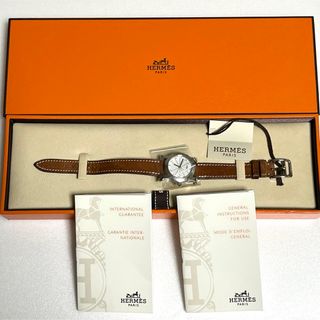 エルメス(Hermes)の【美品】HERMES Hウォッチロンド  ステンレススチール HRI.210 (腕時計)